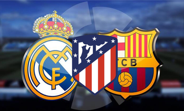مدريد وبرشلونة يقلصان فارق النقاط مع أتلاتيكو مدريد copy
